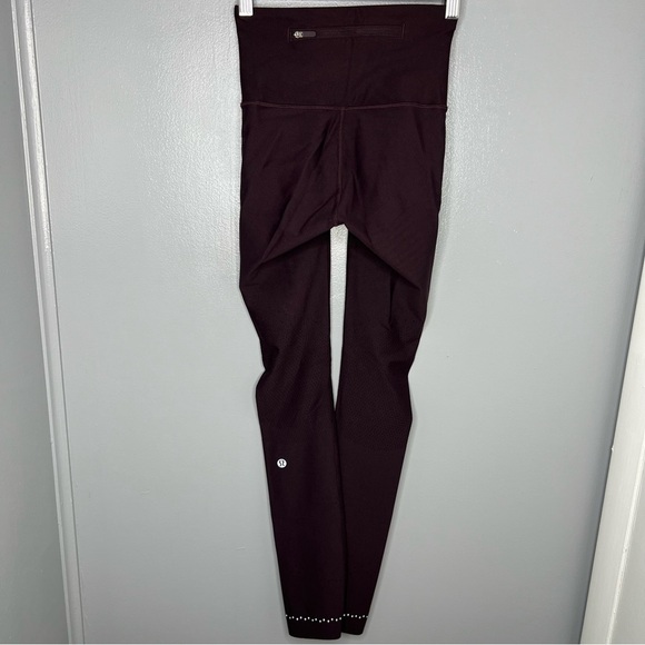 LULULEMON Plum Shadow Zoned In Tight Leggings - Picture 6 of 7